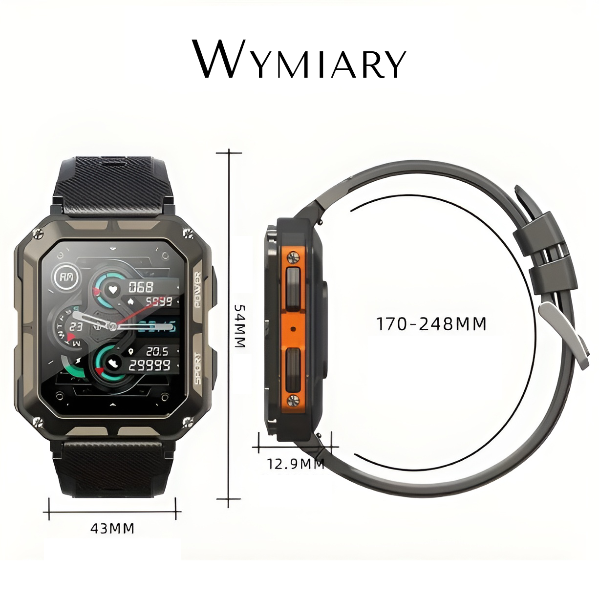 Smartwatch Męski Averin TI03 | SmartRodzina