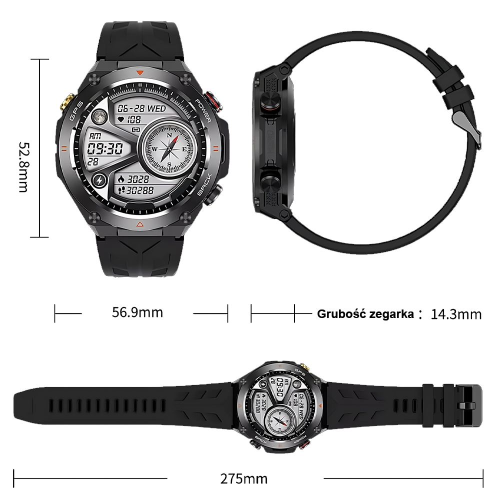 Smartwatch Męski Averin XV02 | SmartRodzina